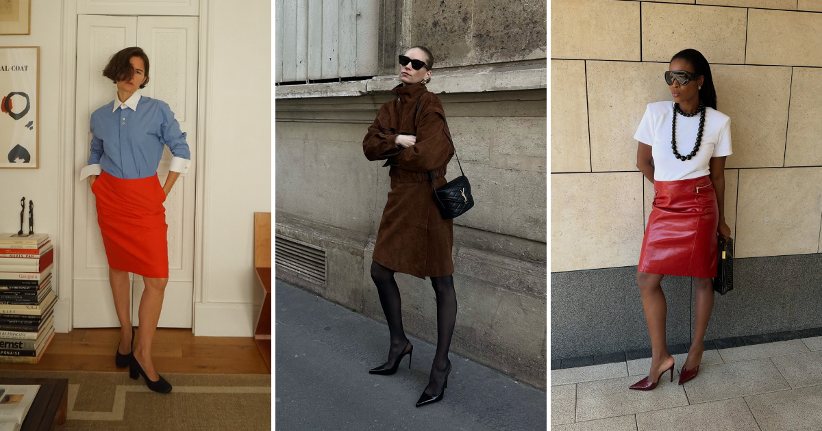 Step Away From the Ankle Boots—Only One Shoe Style Looks Really Great With Knee-Length Skirts