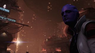 Aria in Mass Effect 3's Omega DLC