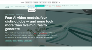 Adobe Acrobat new features in use