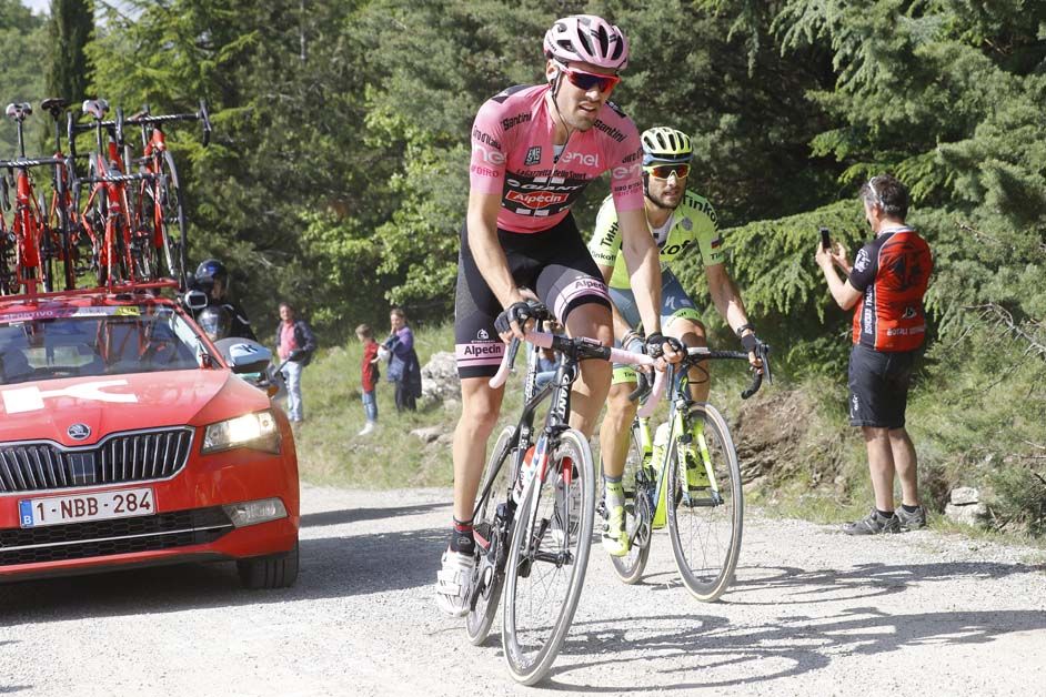 Tom Dumoulin had a tough day on the bike