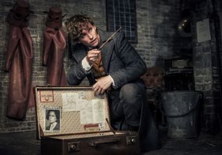 Eddie Redmayne waves his magic wand