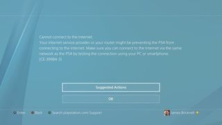 PS4 Suggested action