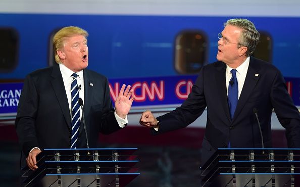 Donald Trump and Jeb Bush