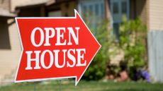 An 'Open House' sign