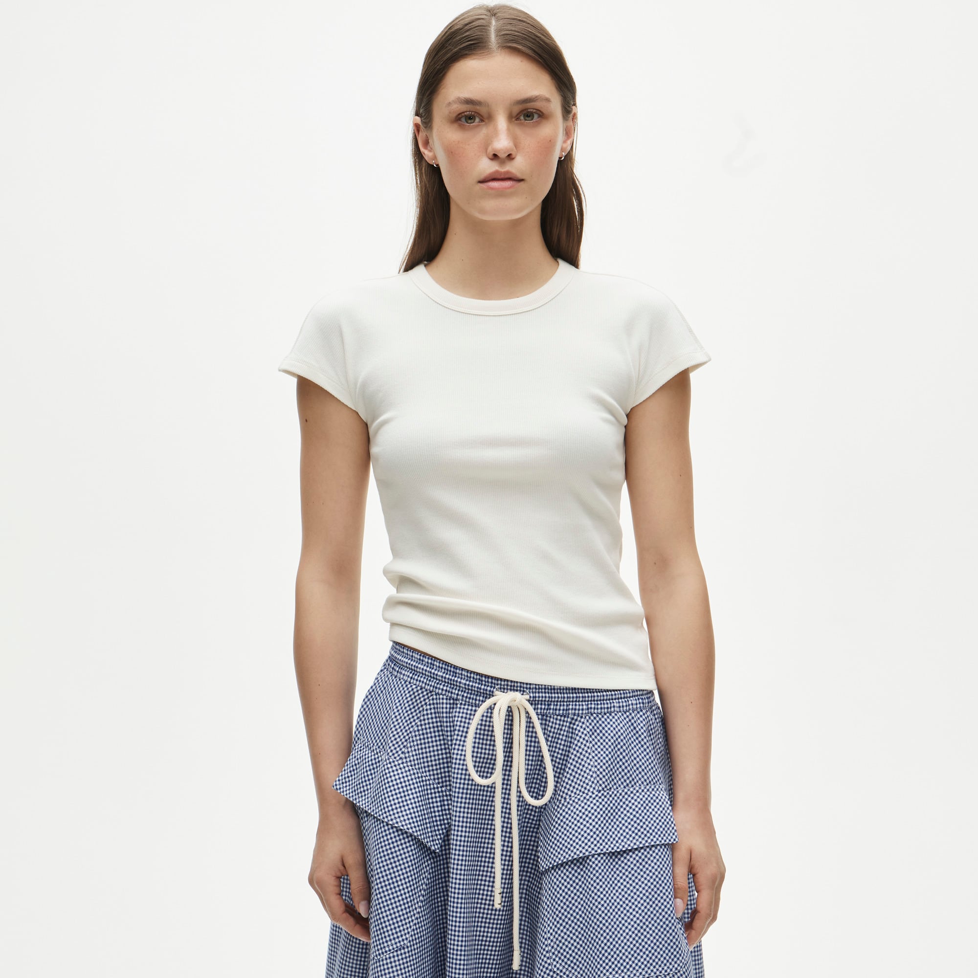 jcrew, Perfect Rib Dolman-Sleeve T-shirt
