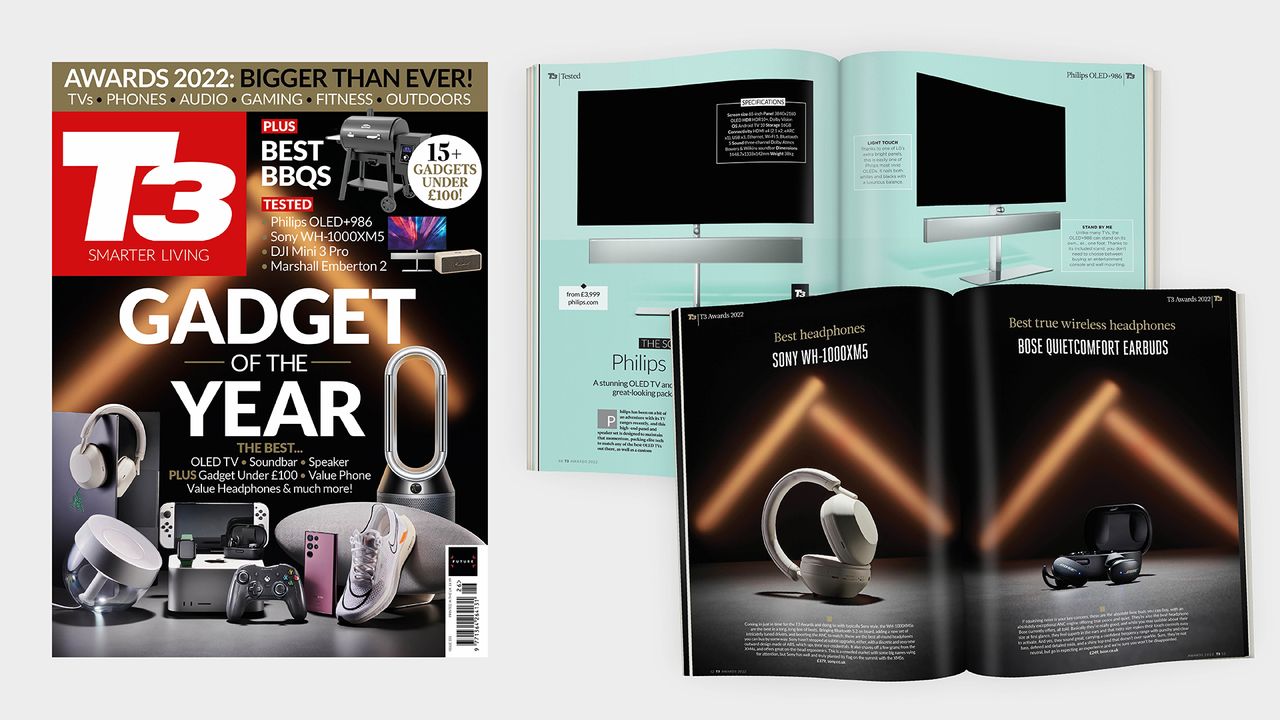 The cover of T3 335 featuring the coverline &#039;Gadget of the year&#039;.