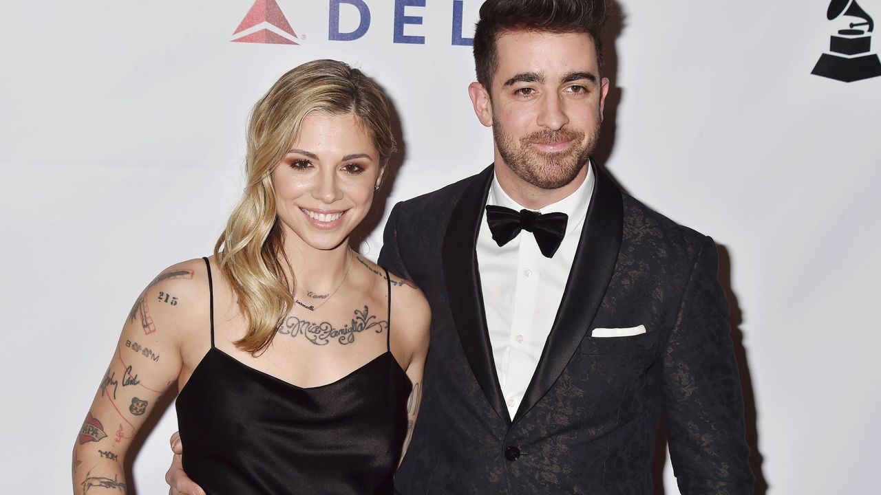 Christina Perri and husband Paul Costabile