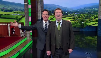 Stephen Colbert has tenor Karl Scully sing a new version of "Danny Boy"