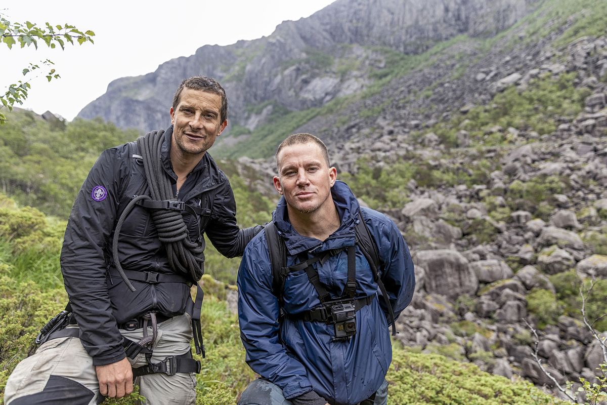 Bear Grylls and Channing Tatum