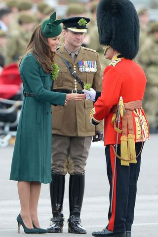Kate Middleton Prince William St Patricks Day parade