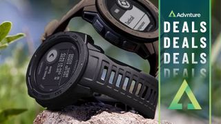 Garmin Instinct Tactical edition in brown and black