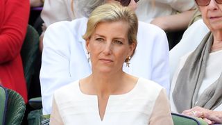 Sophie, Duchess of Edinburgh attends day ten of the Wimbledon Tennis Championships