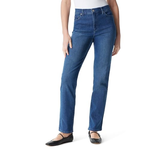Gloria Vanderbilt Womens Amanda Classic High Rise Tapered Jeans, Frisco, 8 Petite Us