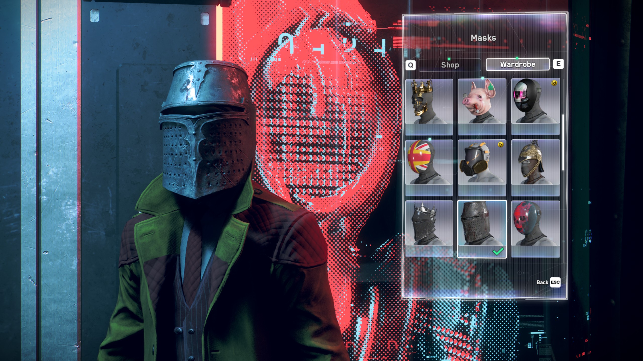 Watch Dogs Legion helm mask