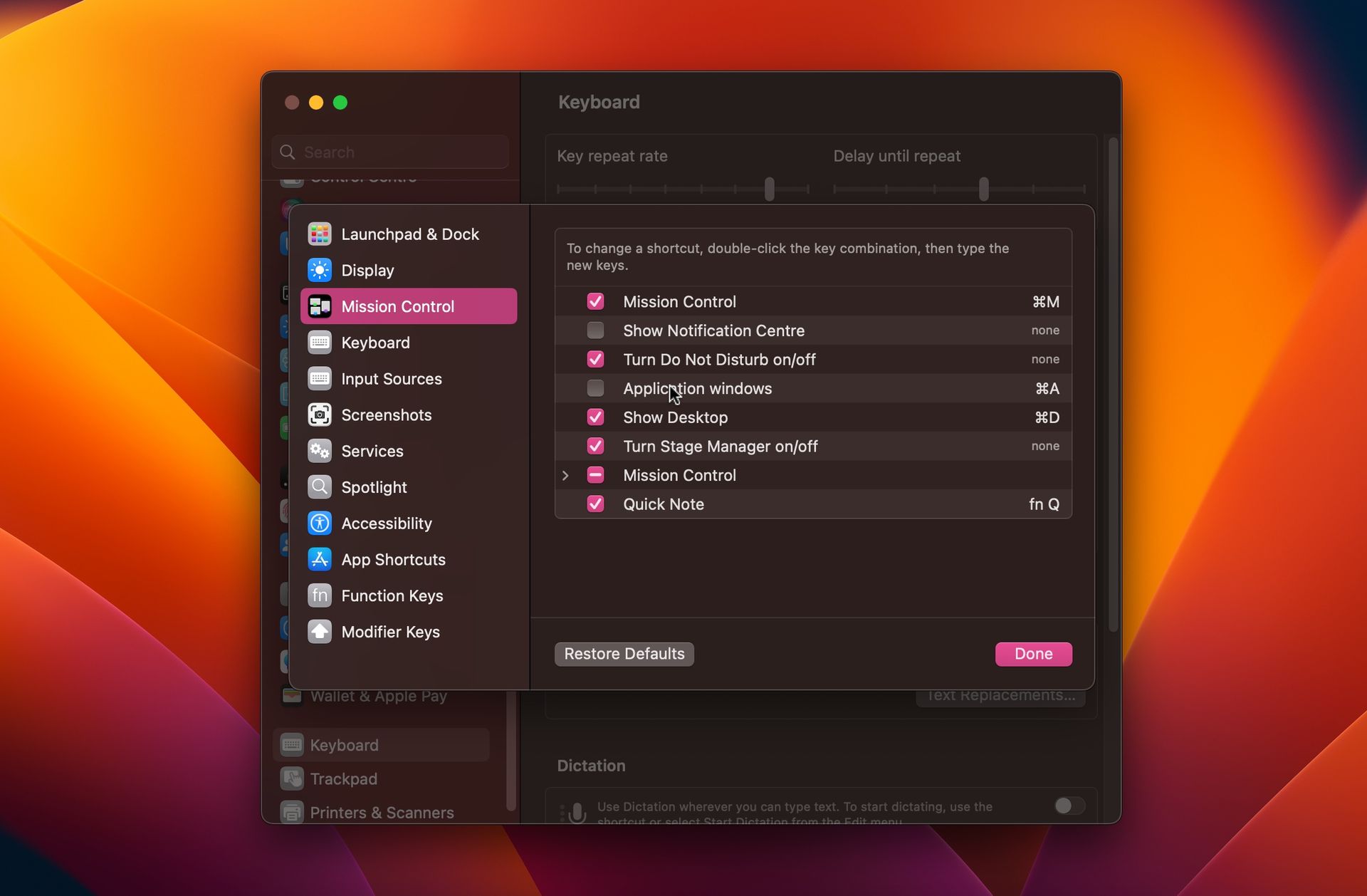 How to use and create keyboard shortcuts in macOS Ventura TechRadar