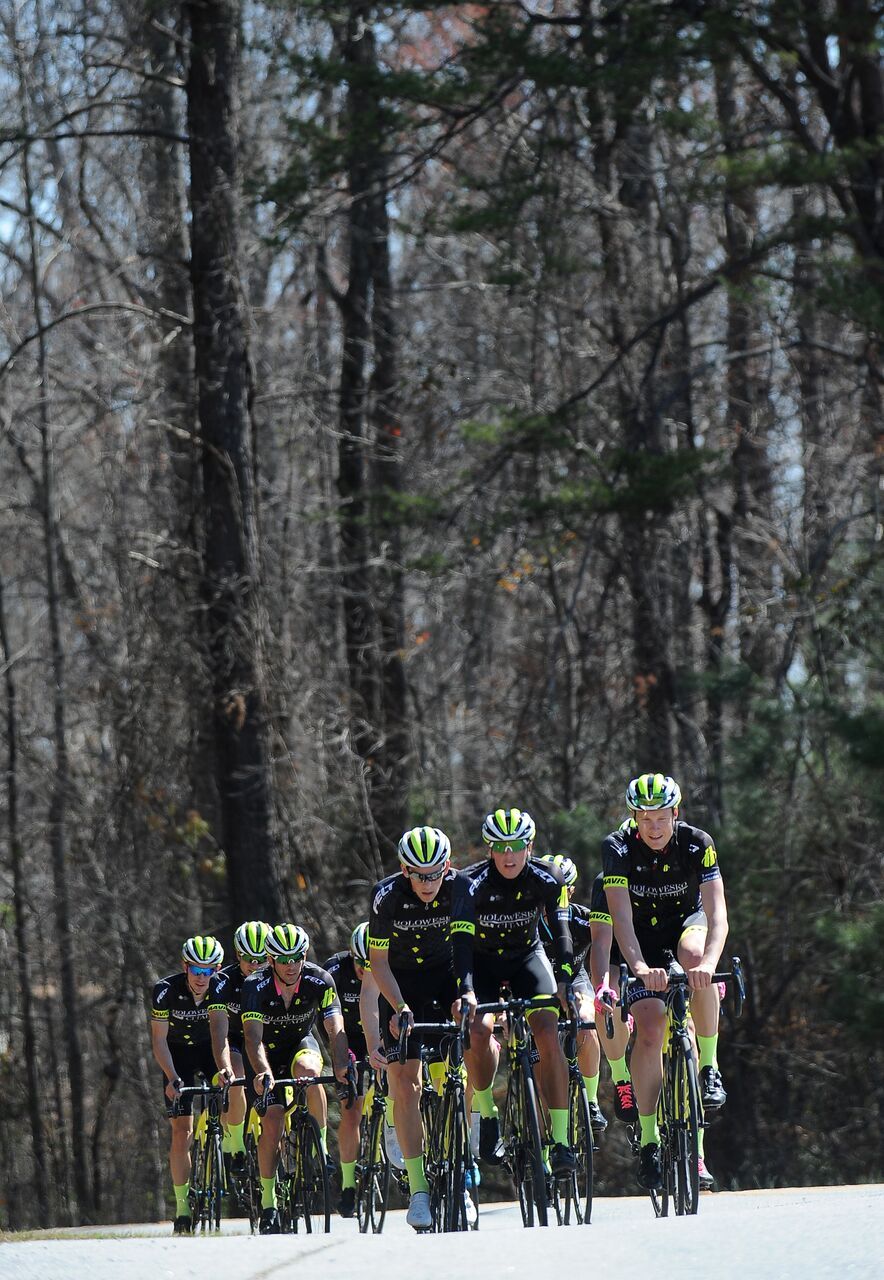 The team trains in and around Greenville, South Carolina.
