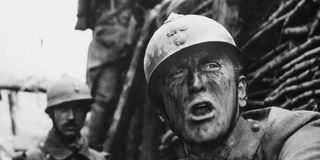 Kirk Douglas in the trenches