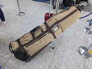 Golf travel bag pictured