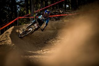 Danny Hart (MS Mondraker Team) on his way to winning the Vallnord World Cup