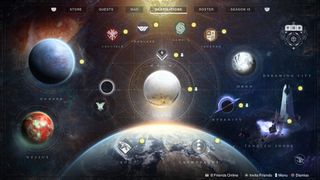 Destiny world map full of Powerful Drops