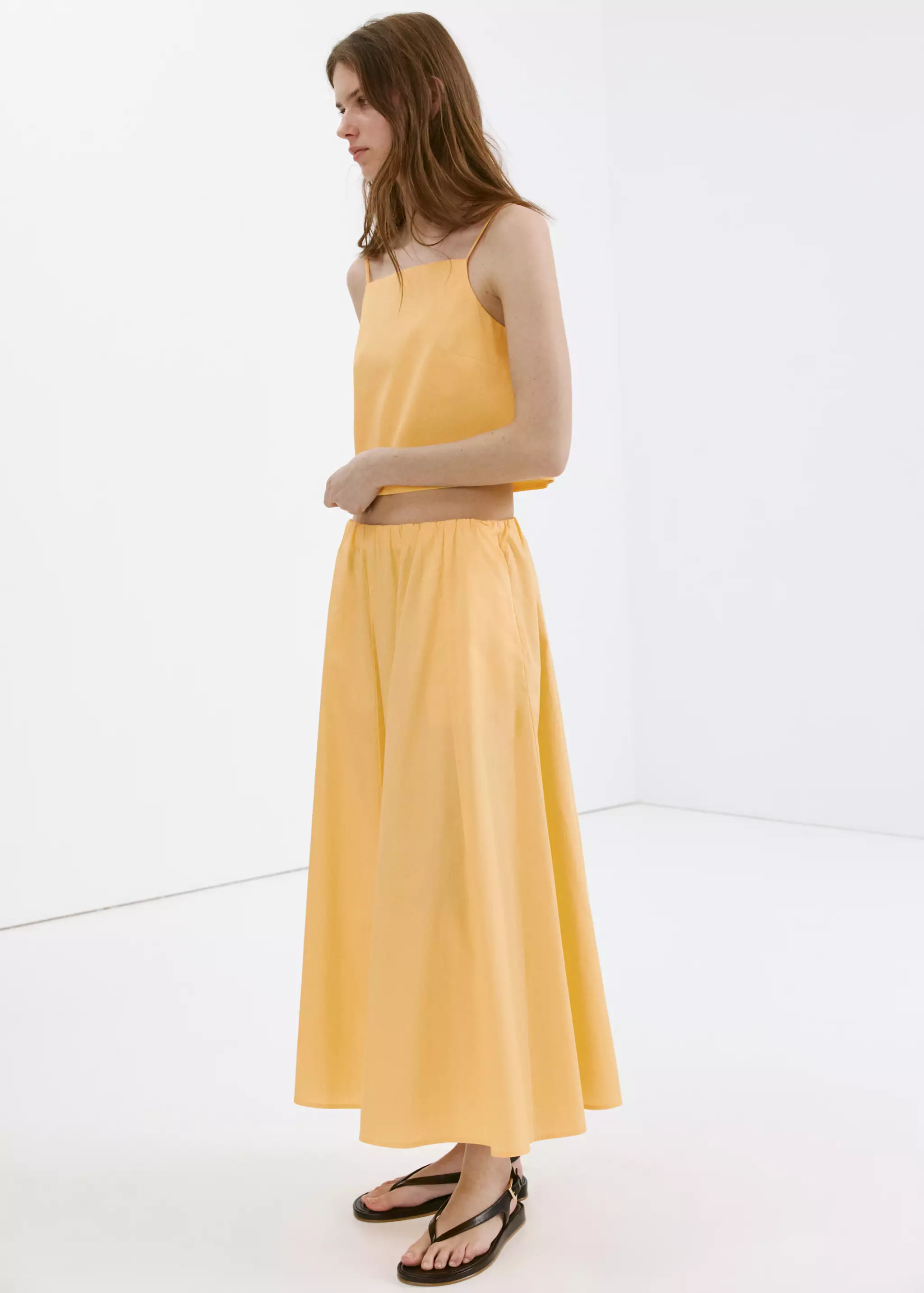 Flared Cotton Skirt - Women | Mango United Kingdom