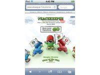 Peacekeeper Beta in Safari on an iPod Touch