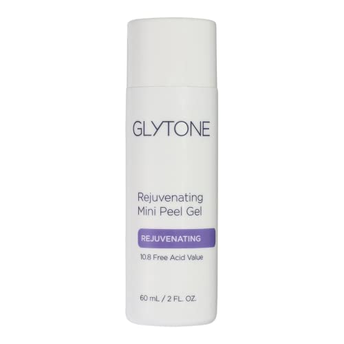 Glytone Rejuvenating Mini Peel Gel | Face Exfoliator With 10.8% Fav Glycolic Acid | Peeling Gel for Face Retexturizes and Reduces Fine Lines &amp;amp; Wrinkles | Dead Skin Remover Chemical Peel | 2 Fl Oz.