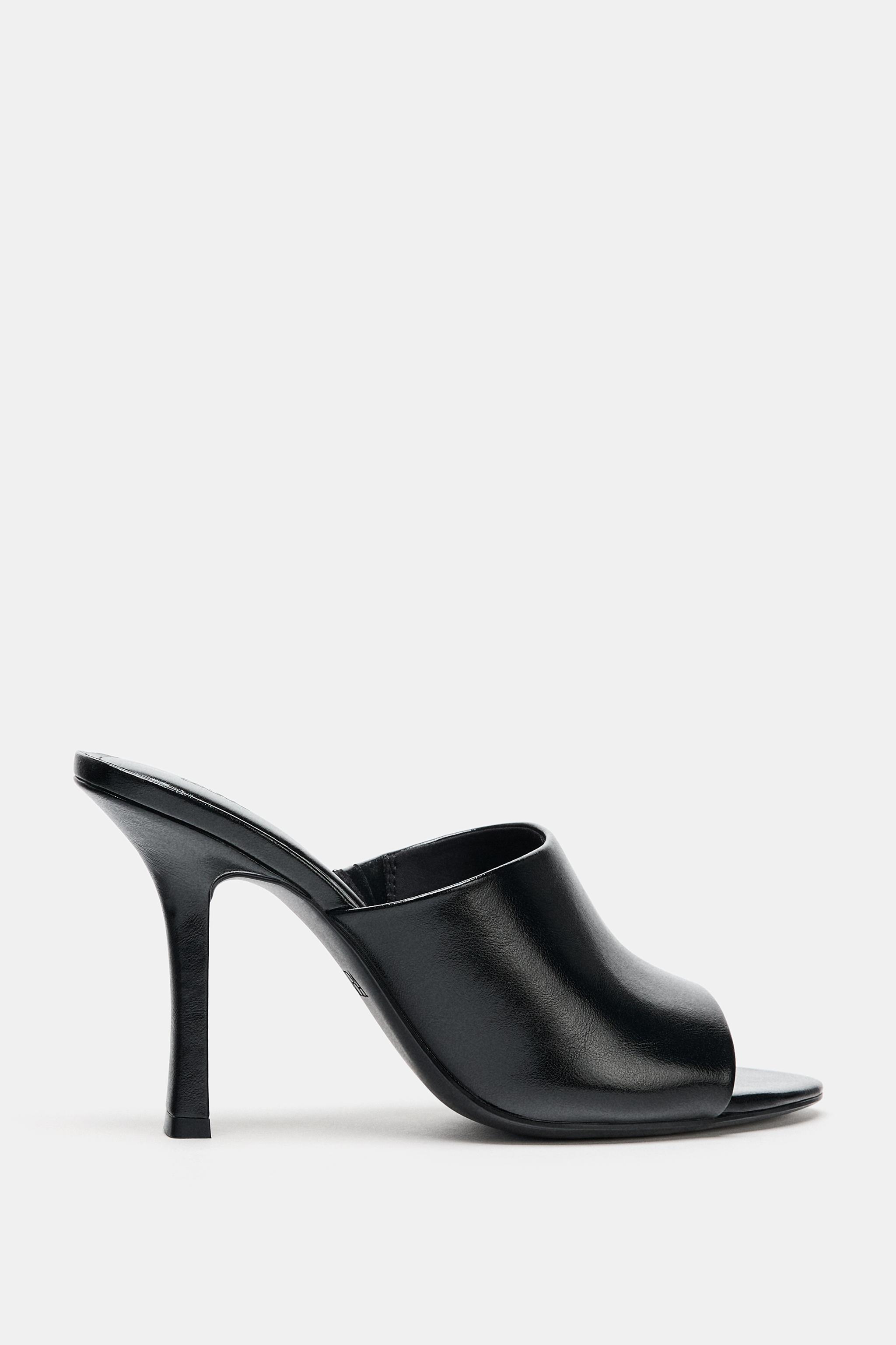 Stiletto Heeled Mules