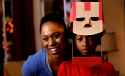 A new Target commercial pits Mom's cardboard craftiness against the store's manufactured muscles. 