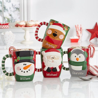 18. Festive Friends Christmas Mug: View at Personal Creations