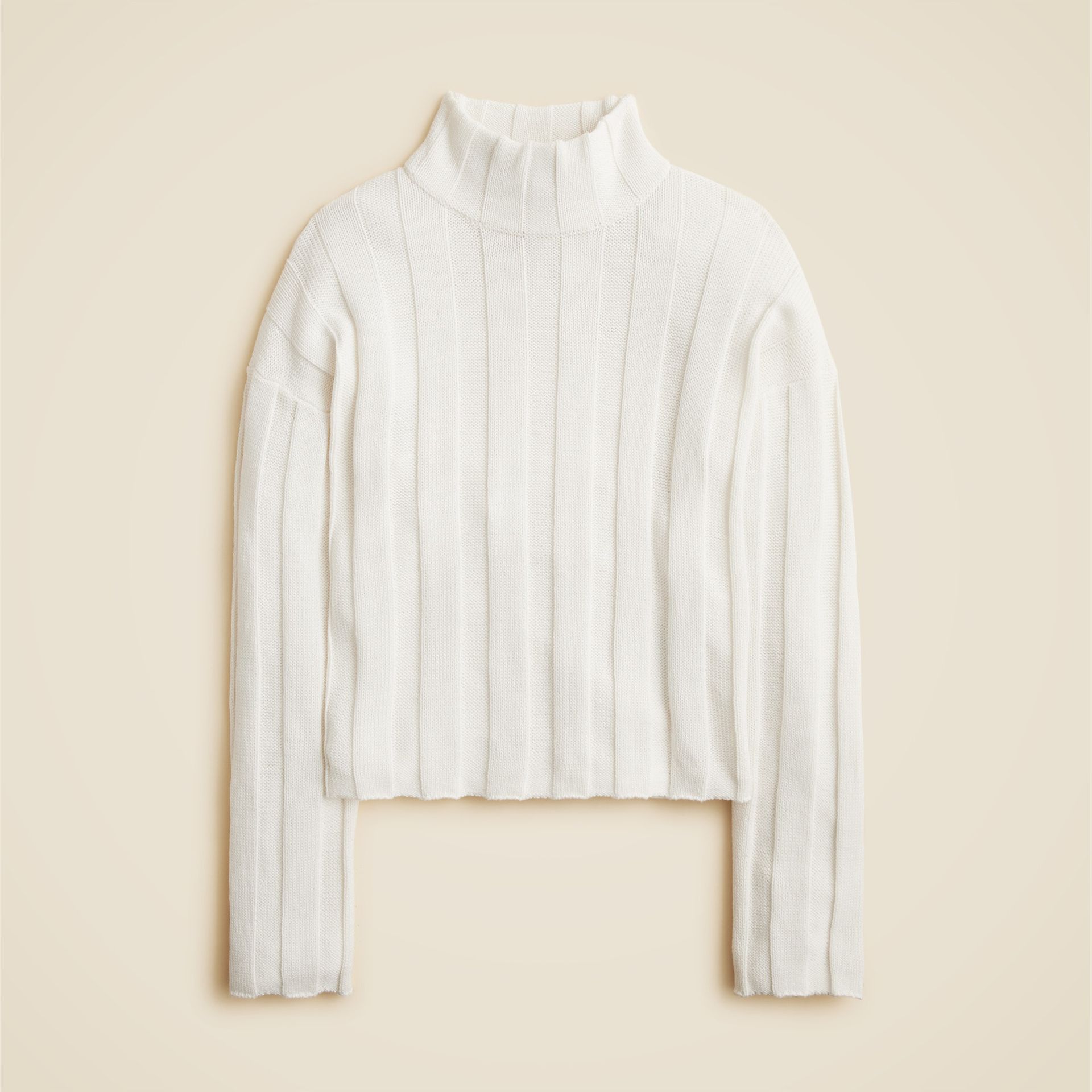 Ribbed Mockneck Sweater