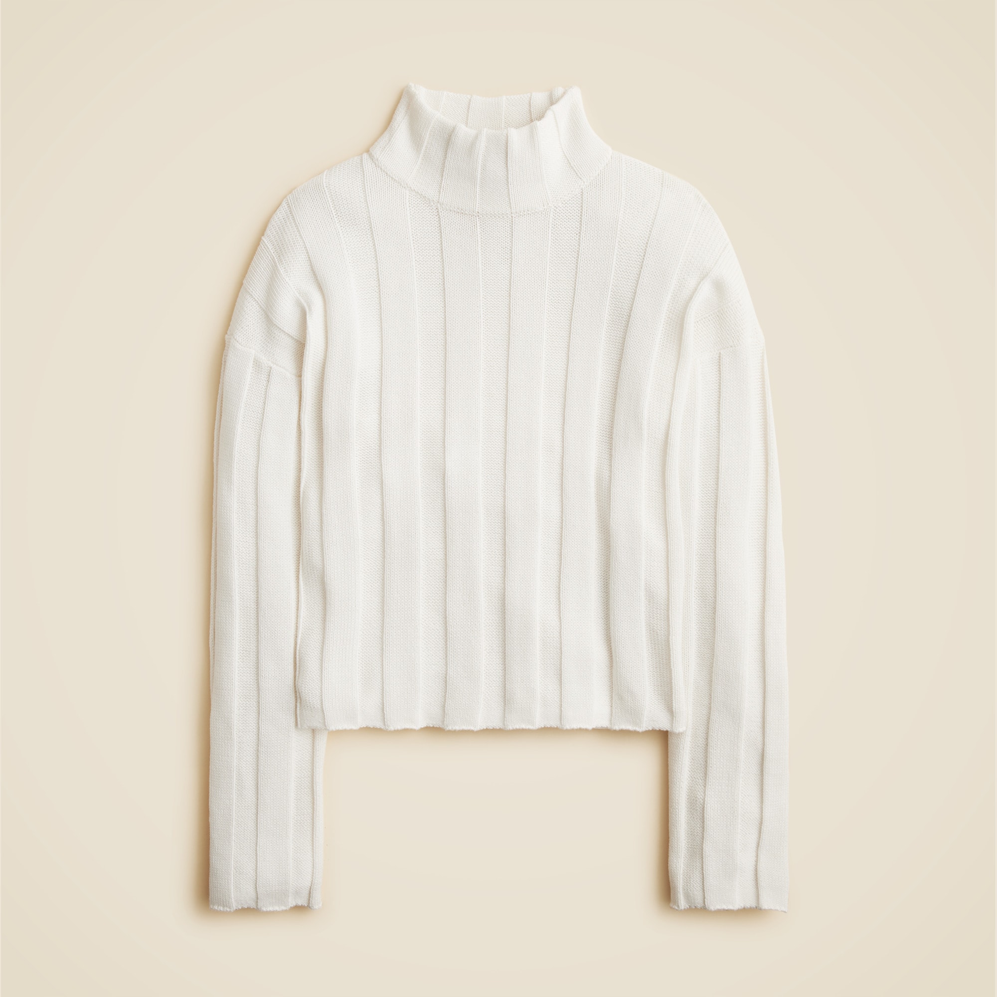 Ribbed Mockneck Sweater