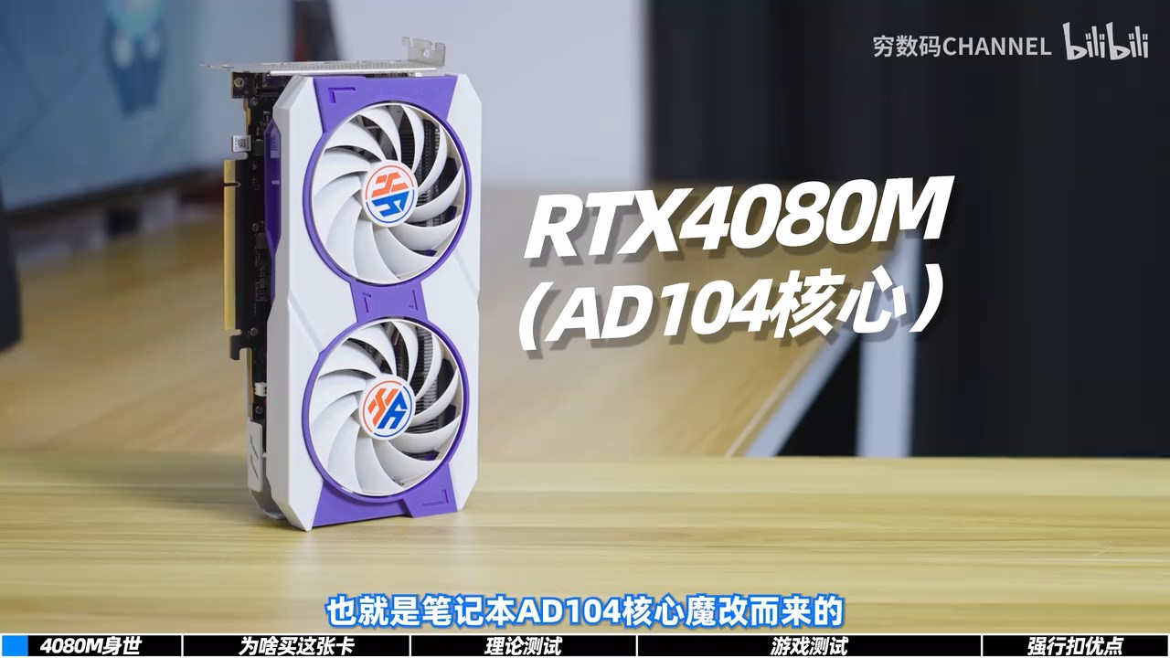 "RTX 4080M" modded discrete GPU