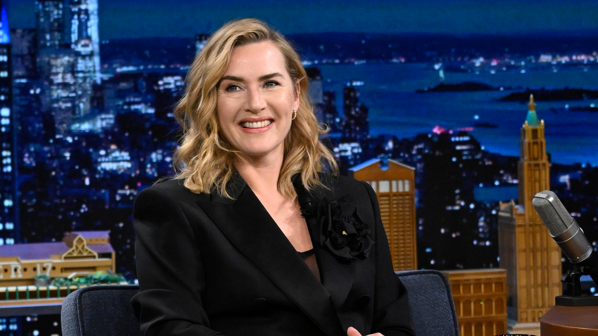 Actress Kate Winslet during an interview on Wednesday, February 28, 2024.