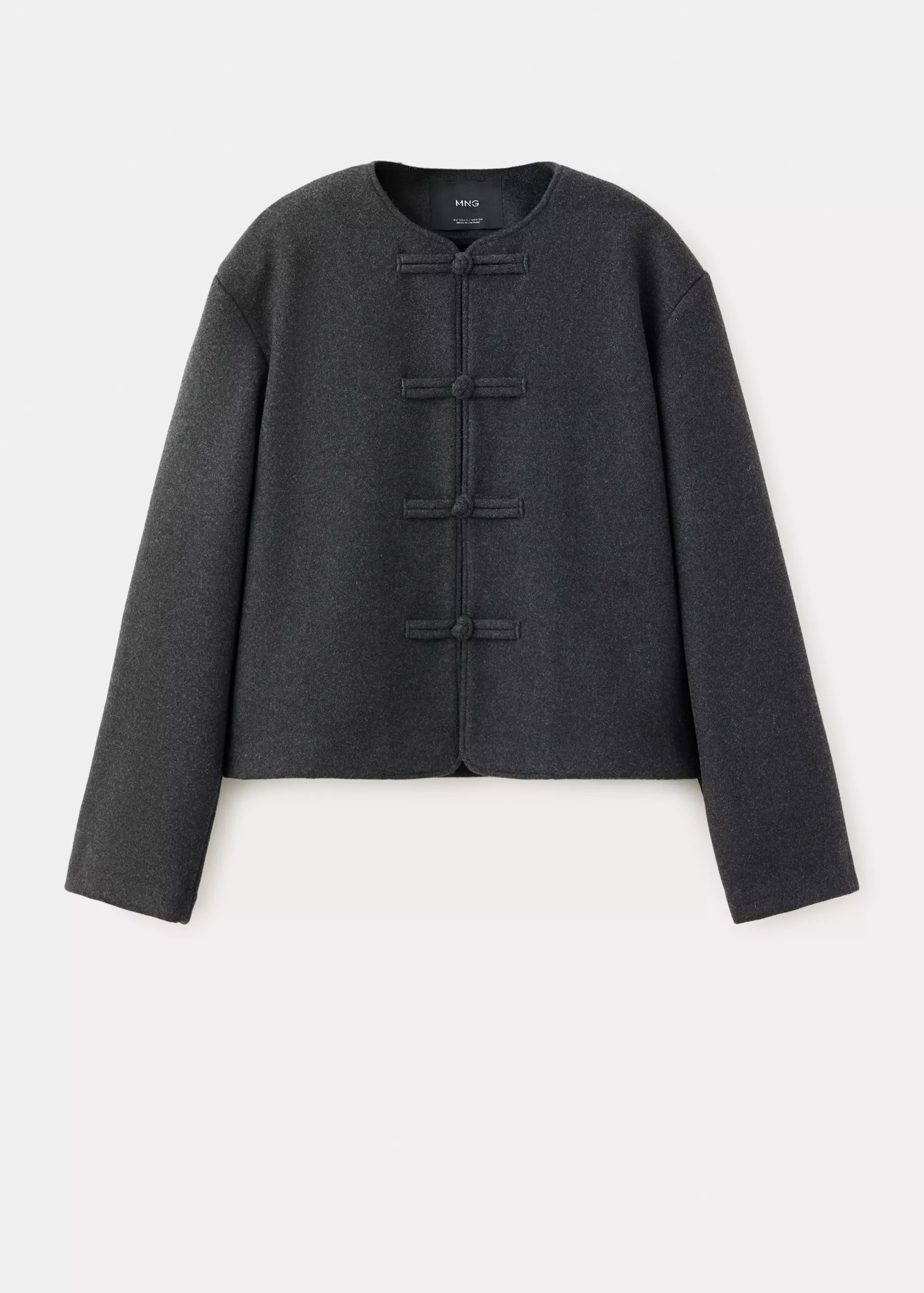 Straight Coat With Toggle Closure - Women | Mango Usa