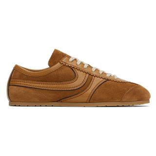 Dries Van Noten, Tan Suede Sneakers