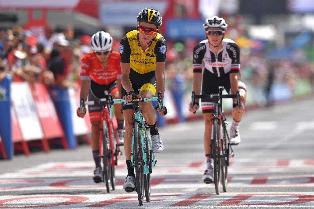 Sepp Kuss (LottoNl-Jumbo) finishes stage 5