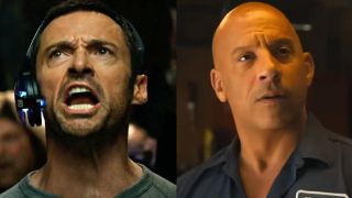 Hugh Jackman in real Steel/Vin Diesel in F9