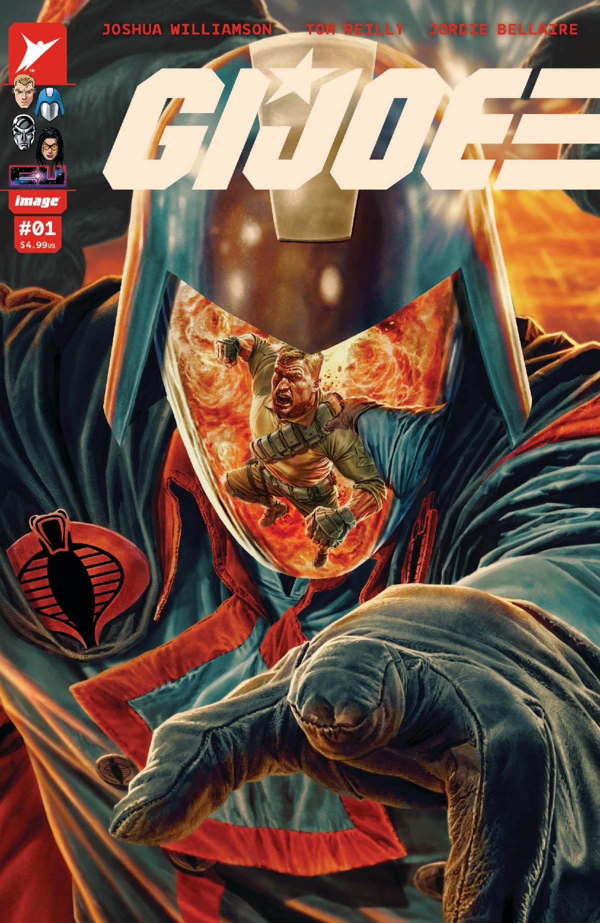 Variant covers for G.I. Joe #1.