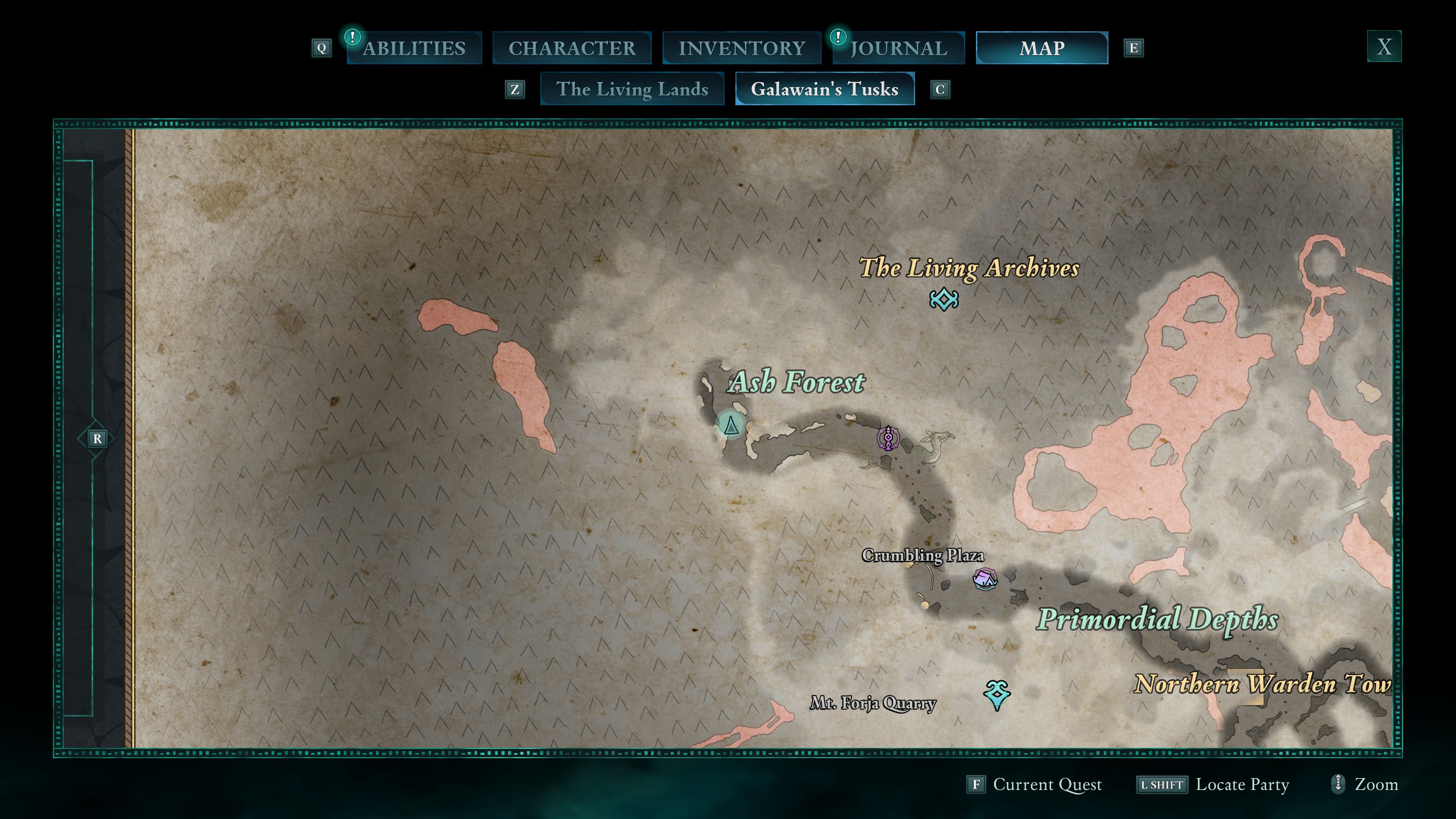 Avowed starmetal location in Galawain's Tusks