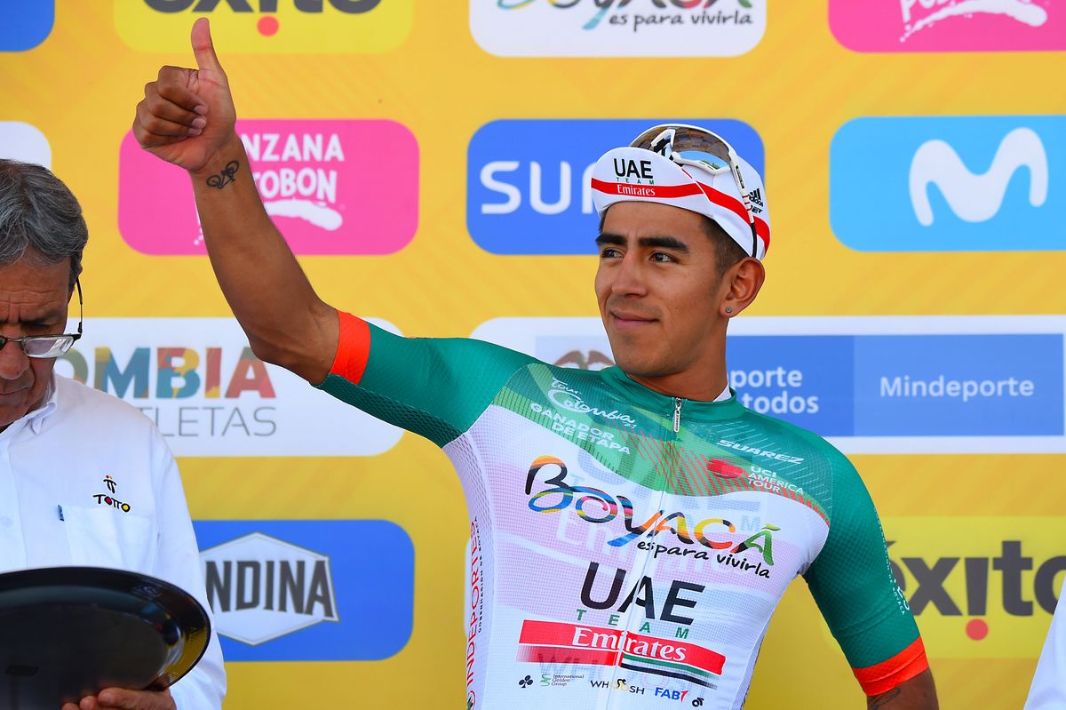 Tour Colombia 2020 3rd Edition 2nd Stage Paipa Duitama 1524 km 12022020 Juan Sebastian Molano COL UAE Team Emirates photo Dario BelingheriBettiniPhoto2020
