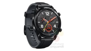 Den senaste läckan som visar upp designen på Huawei Watch GT. Källa: WinFuture