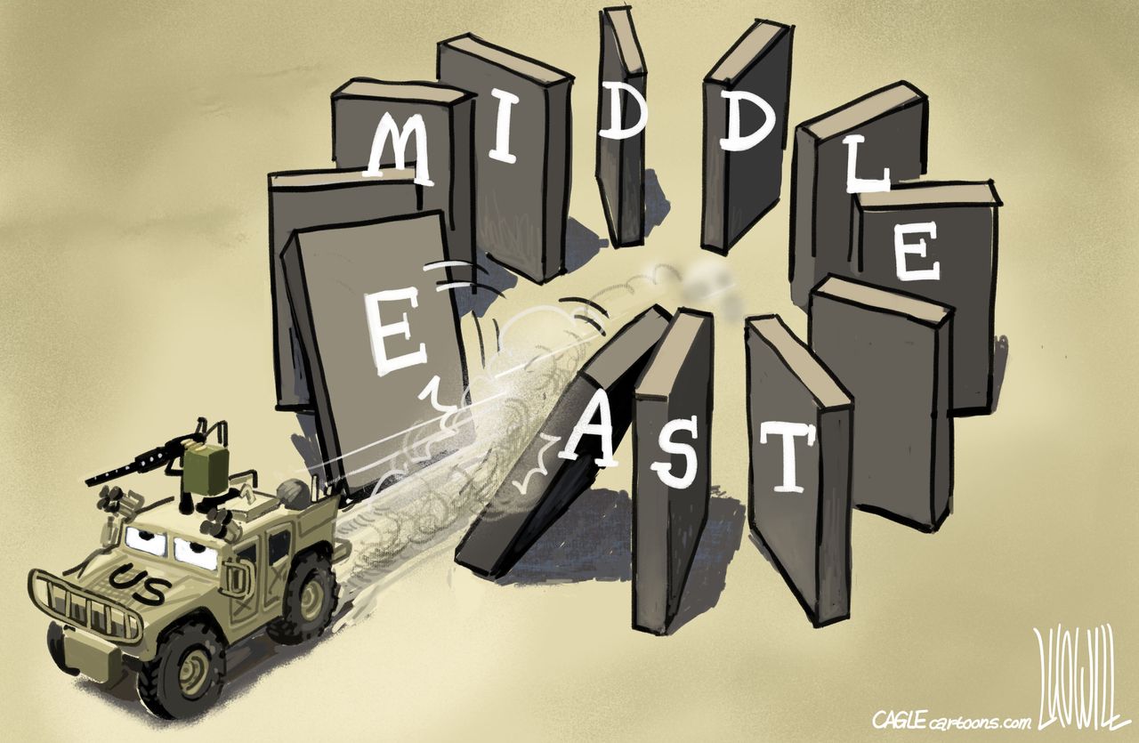 Editorial cartoon U.S. middle east syria withdrawal&amp;amp;nbsp;