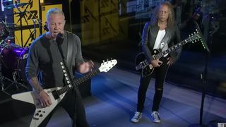 Metallica appear on the Howard Stern Show