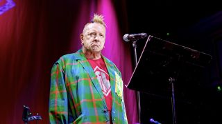 John Lydon (formerly Johnny Rotten) of Public Image Ltd live on stage