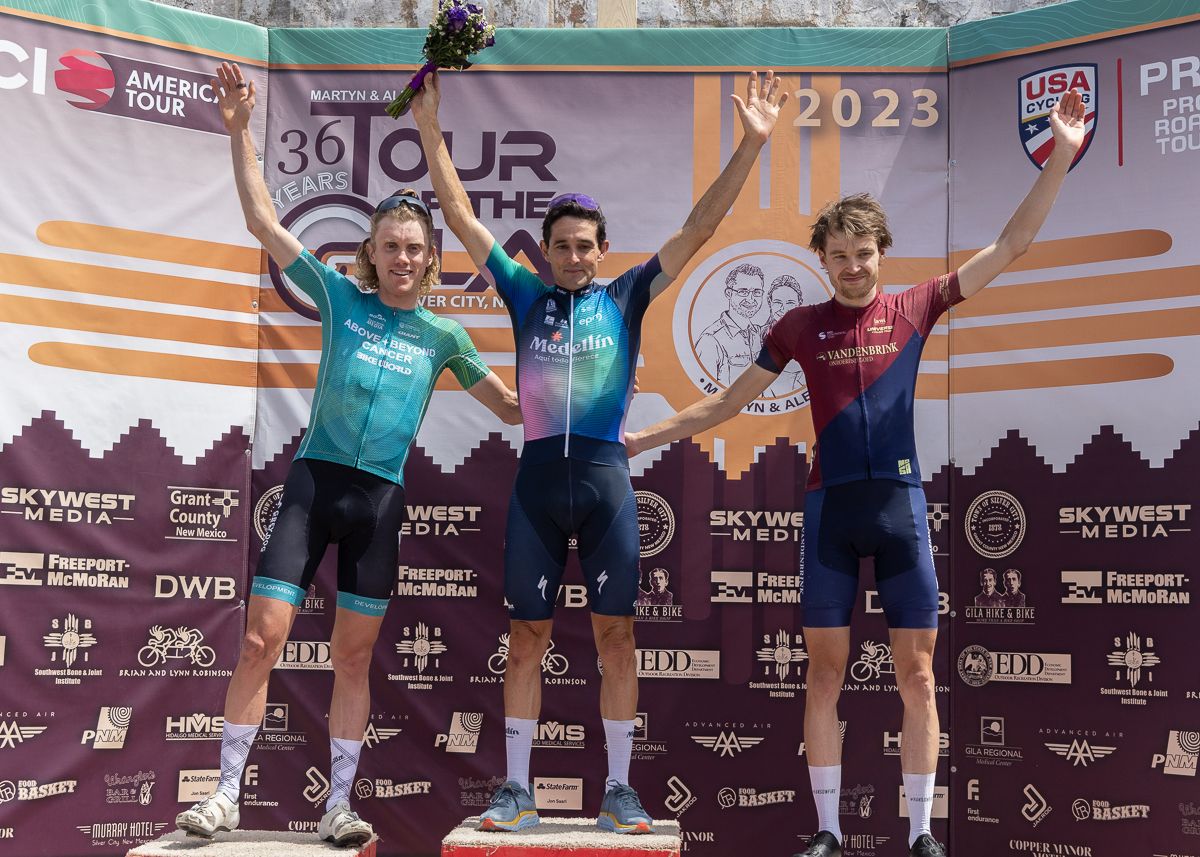Men's stage podium