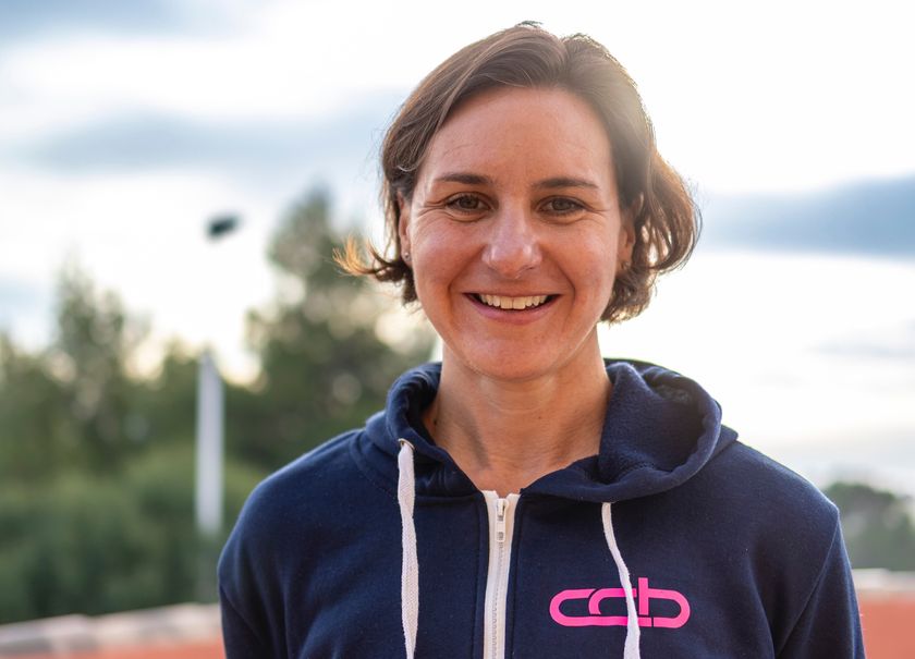 Megan Guarnier, who retired as a pro rider in 2019, returns as a co-director for the CCB Kenetik p/b Levine Law Group elite women's team in 2026