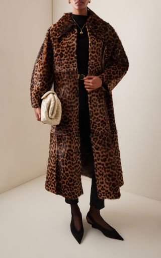 By Malene Birger, Rafaia Leopard-Print Pony Hair Coat