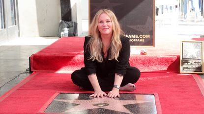 Christina Applegate made her first public appearance since revealing she has MS, as she appeared at the Hollywood Walk of Fame