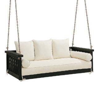 A two-seater swing chair